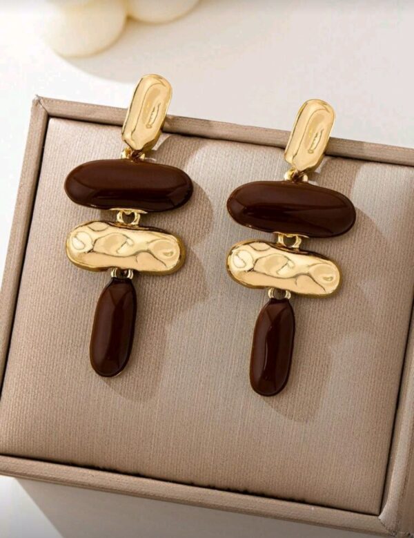 Pendientes Zaira Marrón